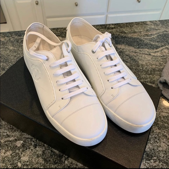 CHANEL Shoes - Chanel white Sneakers